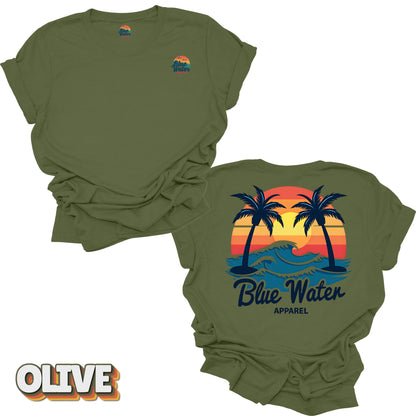 Vintage Graphic Tee - Vintage Sunset by Blue Water Apparel