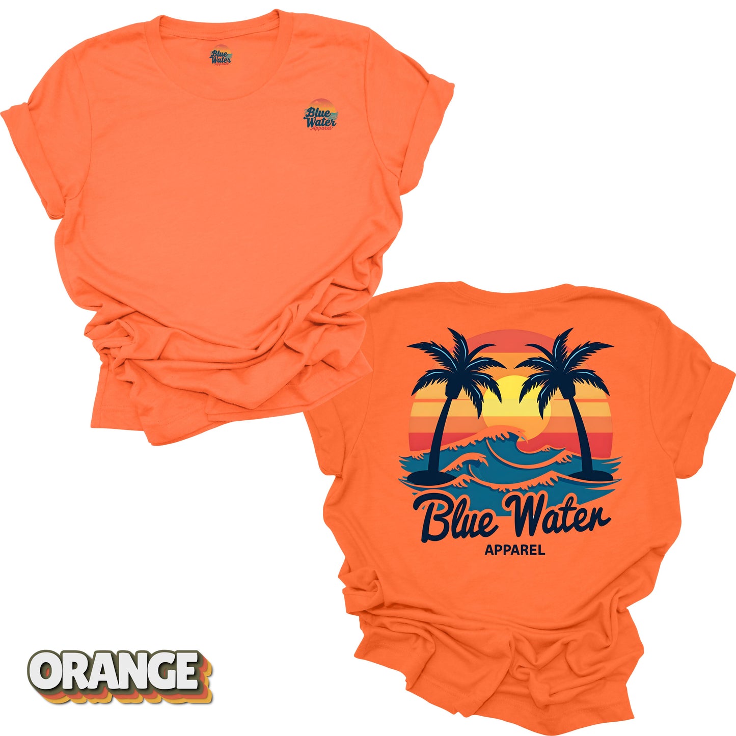 Vintage Graphic Tee - Vintage Sunset by Blue Water Apparel