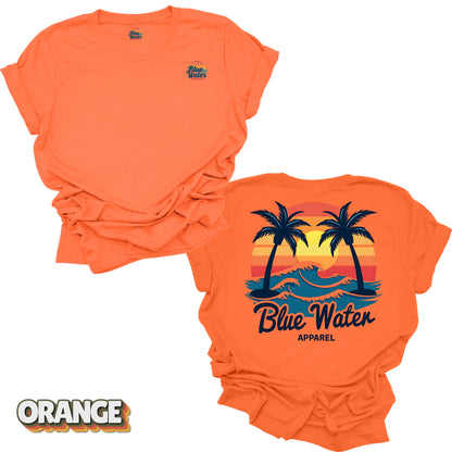 Vintage Graphic Tee - Vintage Sunset by Blue Water Apparel