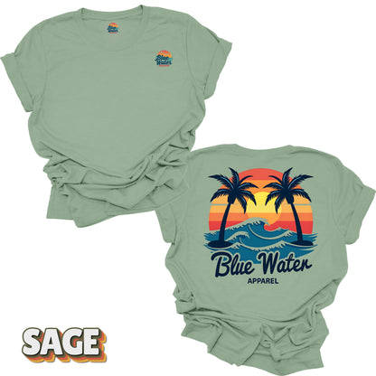 Vintage Graphic Tee - Vintage Sunset by Blue Water Apparel