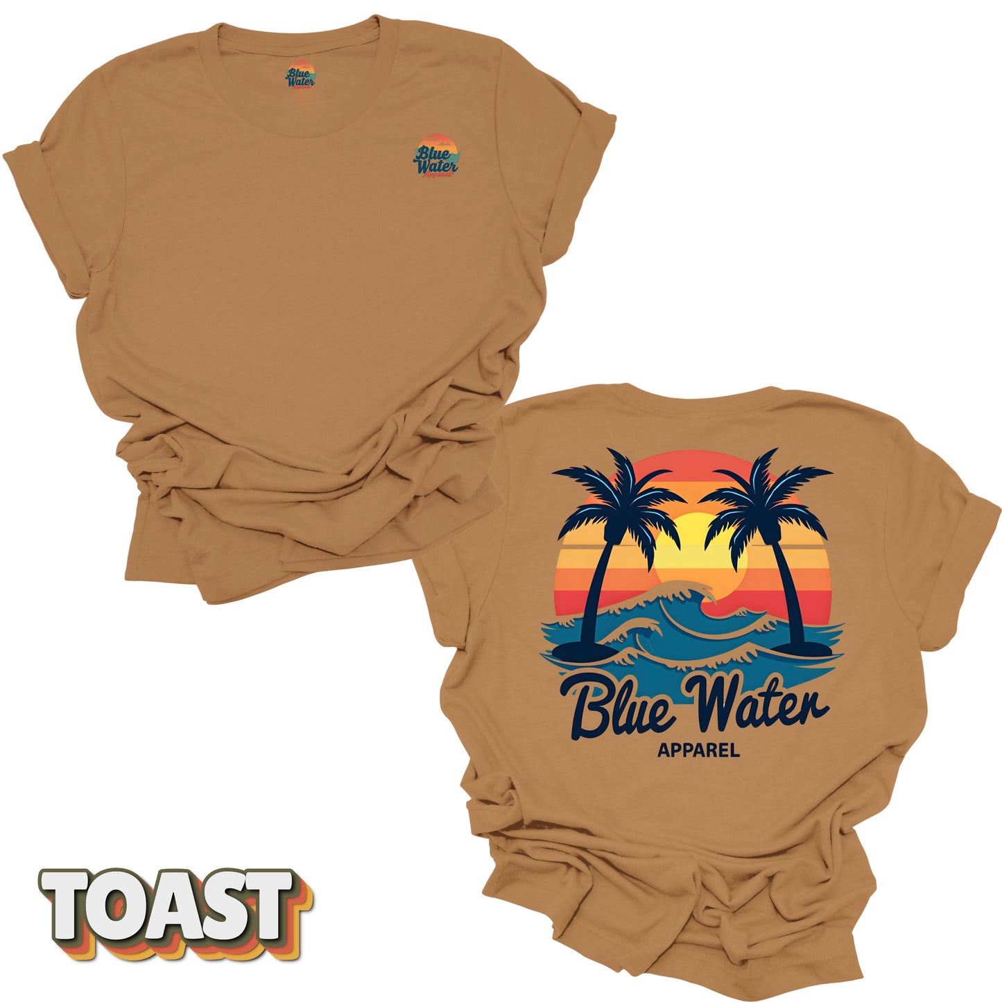 Vintage Graphic Tee - Vintage Sunset by Blue Water Apparel