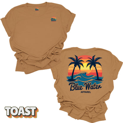 Vintage Graphic Tee - Vintage Sunset by Blue Water Apparel