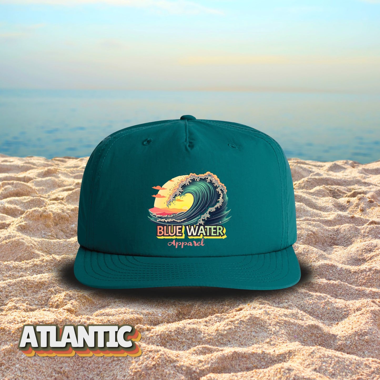 Vintage Graphic Surf Cap - Vintage Surf by Blue Water Apparel