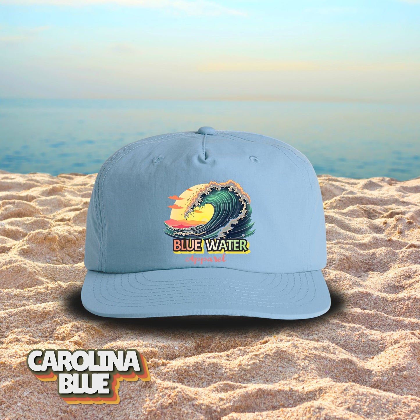 Vintage Graphic Surf Cap - Vintage Surf by Blue Water Apparel