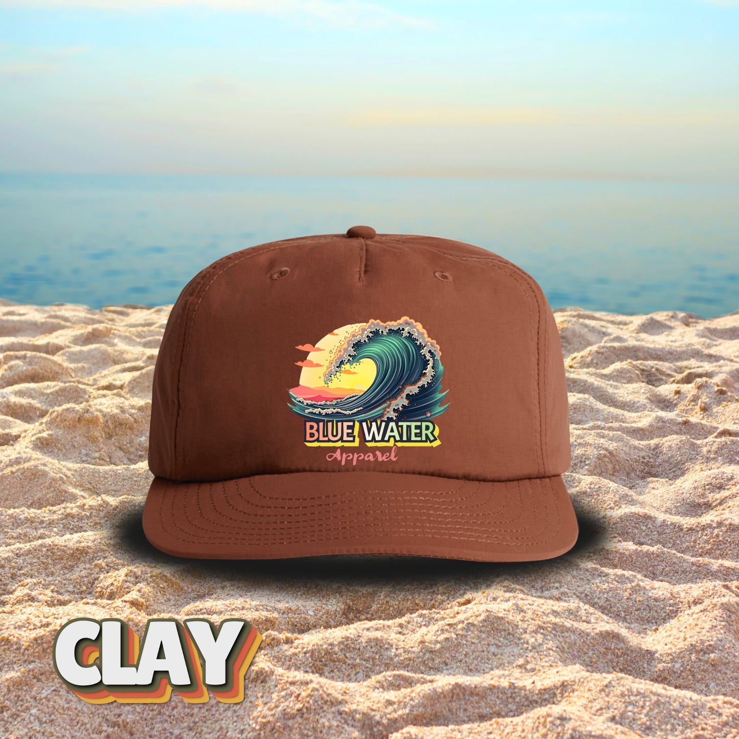 Vintage Graphic Surf Cap - Vintage Surf by Blue Water Apparel