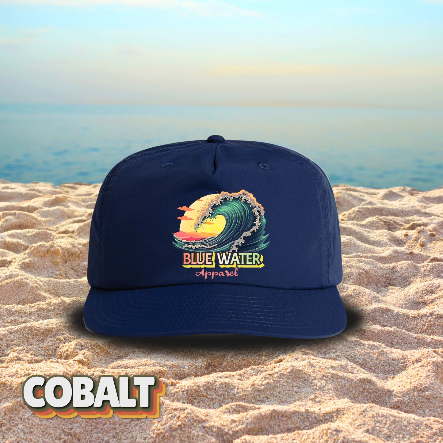 Vintage Graphic Surf Cap - Vintage Surf by Blue Water Apparel