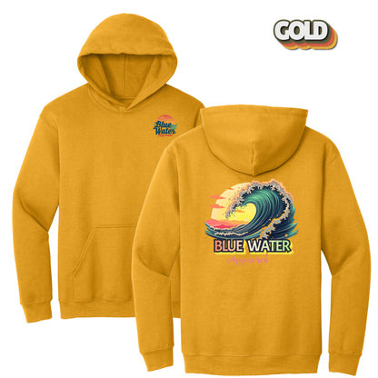 Vintage Graphic Hoodie - Vintage Surf by Blue Water Apparel