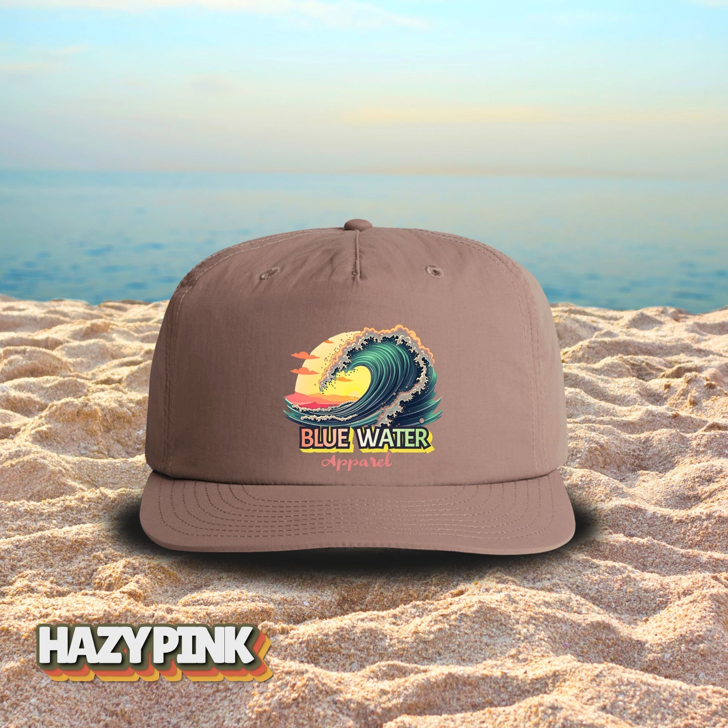 Vintage Graphic Surf Cap - Vintage Surf by Blue Water Apparel