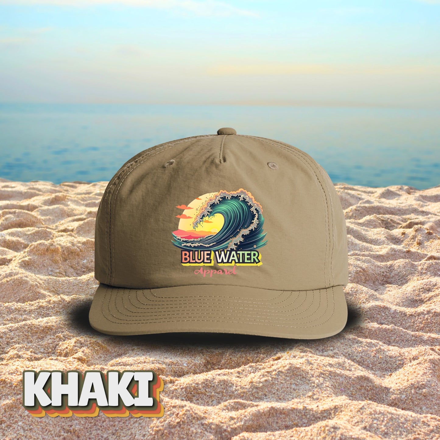 Vintage Graphic Surf Cap - Vintage Surf by Blue Water Apparel