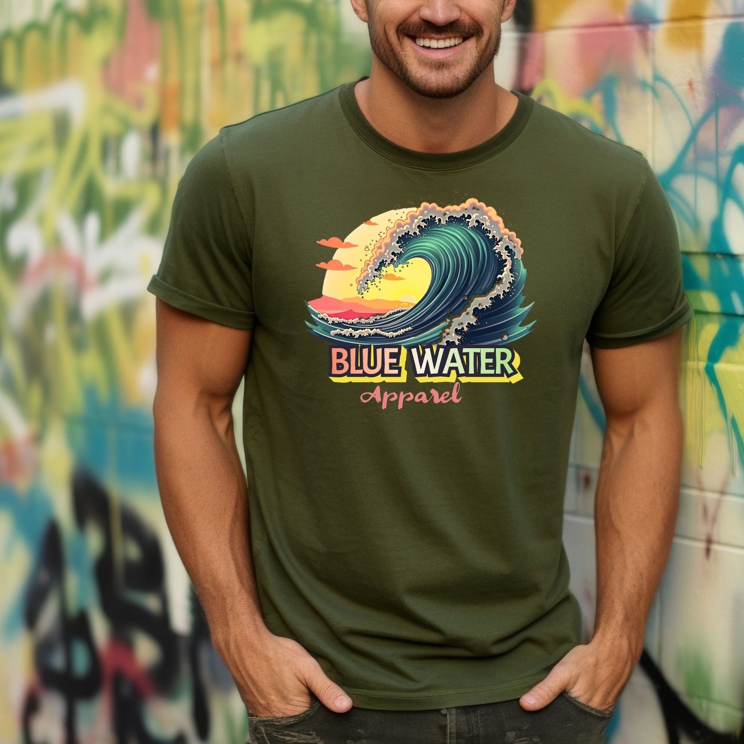 Vintage Graphic Tee - Vintage Surf by Blue Water Apparel