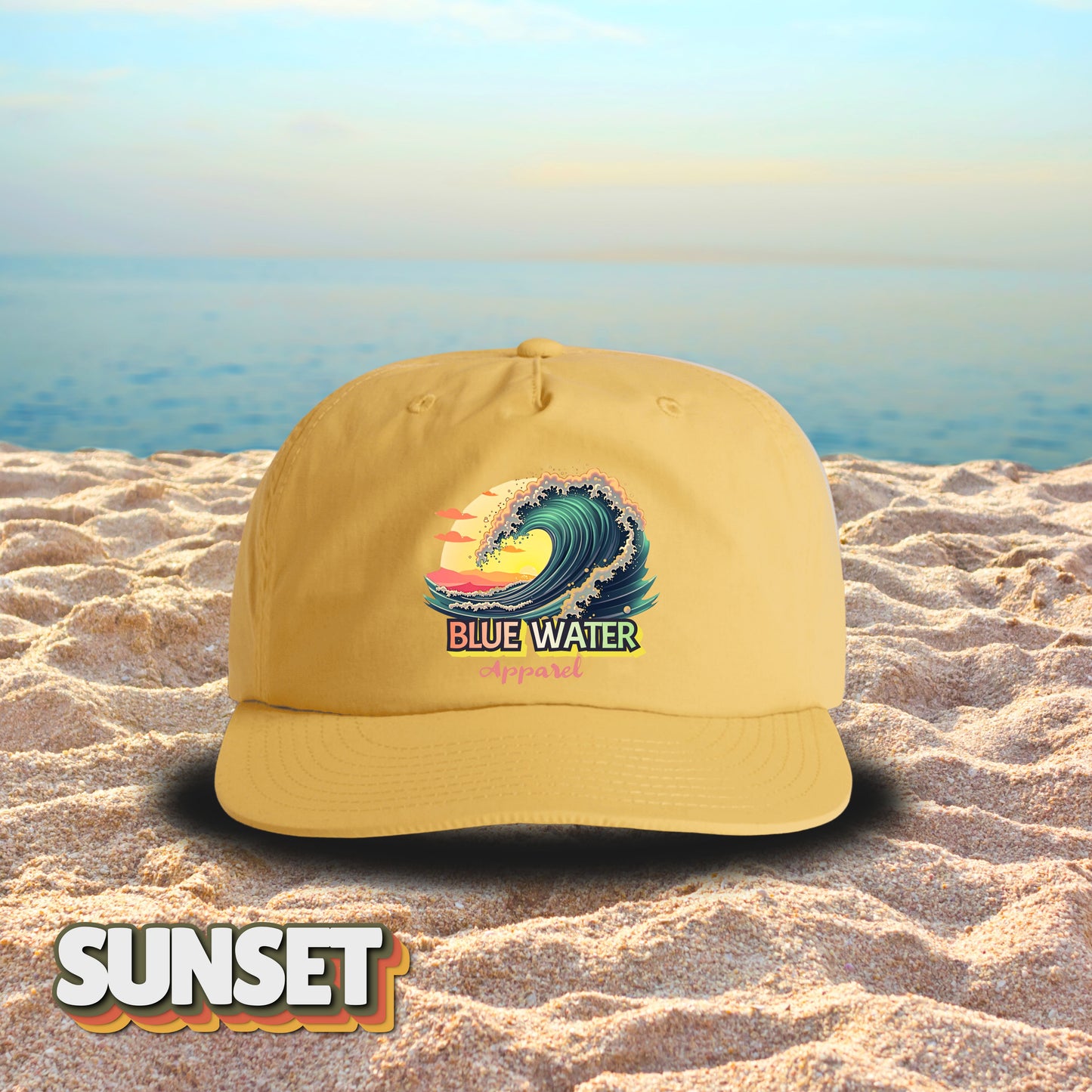 Vintage Graphic Surf Cap - Vintage Surf by Blue Water Apparel
