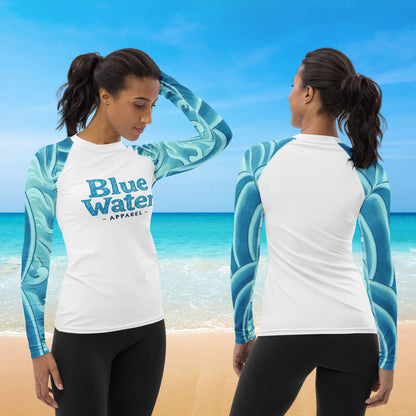 Recycled V-Cut Bikini Bottom - Blue Water Surf by Blue Water Apparel (Rash Guard Sold Separately)