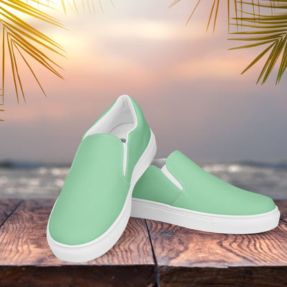 Mint Women’s Slip-On Canvas Shoes to Match Our Retro Collection T-Shirts!