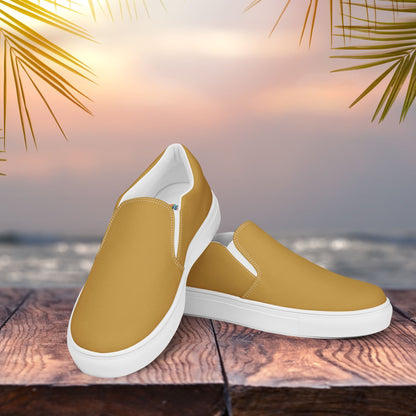 Mustard Women’s Slip-On Canvas Shoes to Match Our Vintage Collection T-Shirts!
