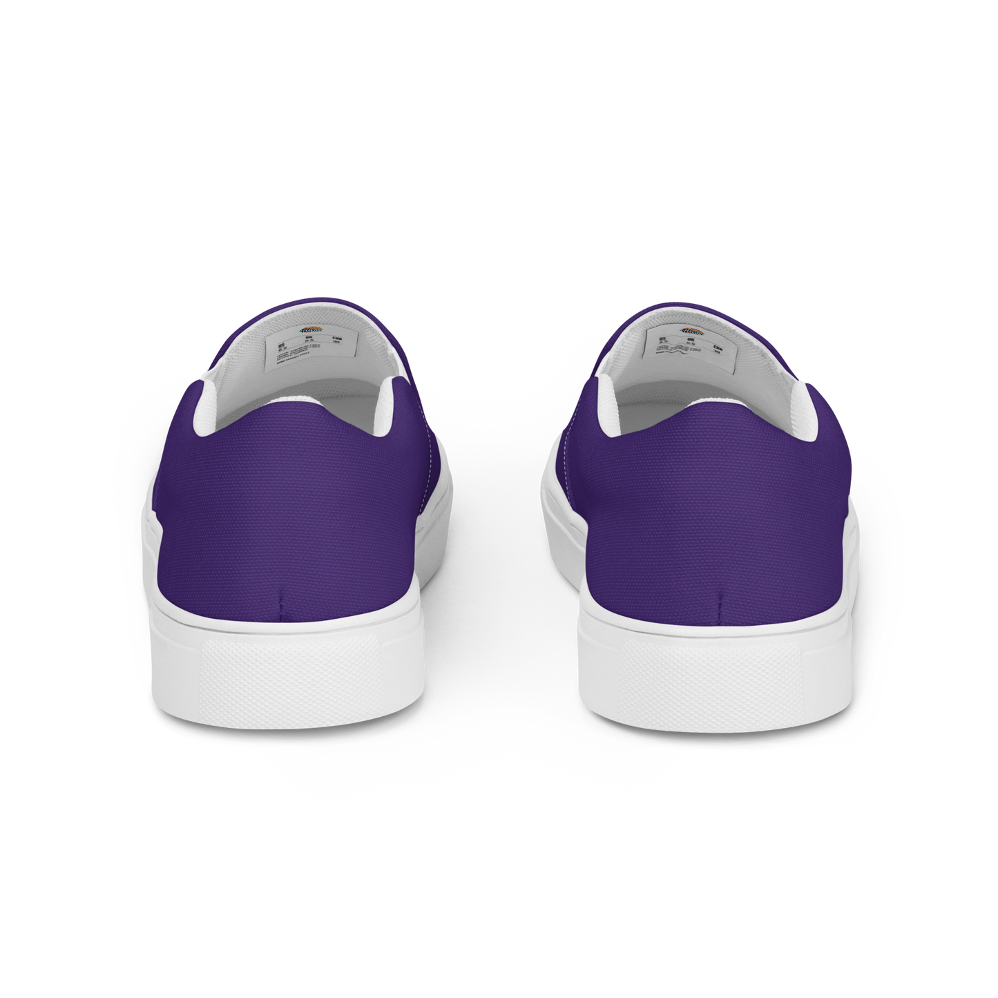 Team Purple Men’s Slip-On Canvas Shoes to Match Our Retro Collection T-Shirts!