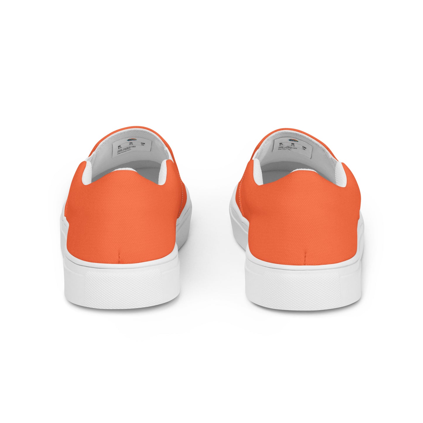 Orange Men’s Slip-On Canvas Shoes to Match Our Vintage Collection T-Shirts!