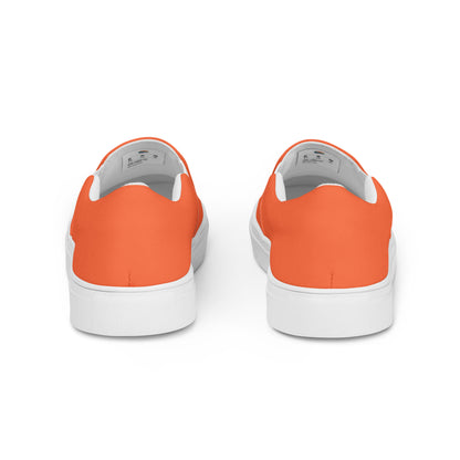 Orange Men’s Slip-On Canvas Shoes to Match Our Vintage Collection T-Shirts!