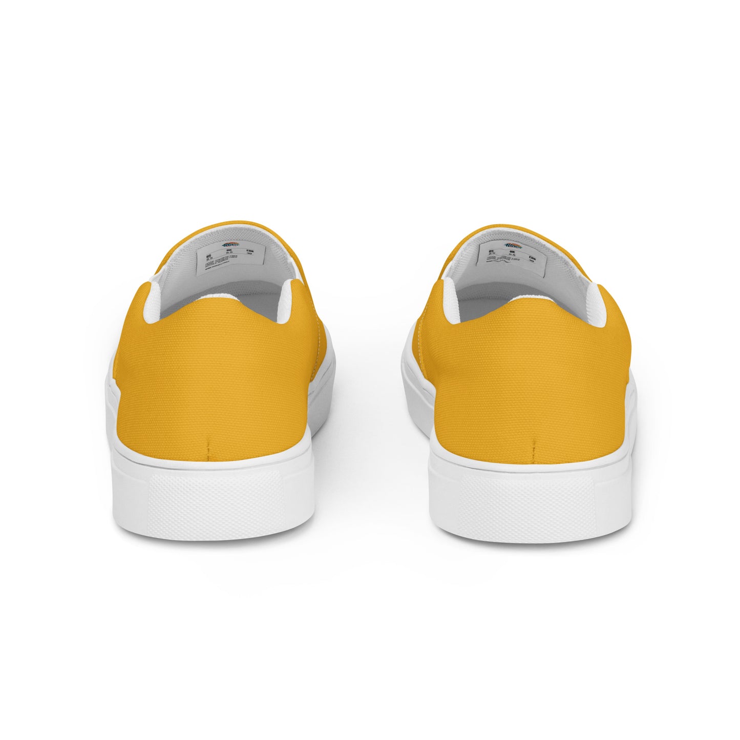 Gold Men’s Slip-On Canvas Shoes to Match Our Vintage & Retro Collections Hooded Sweatshirts!