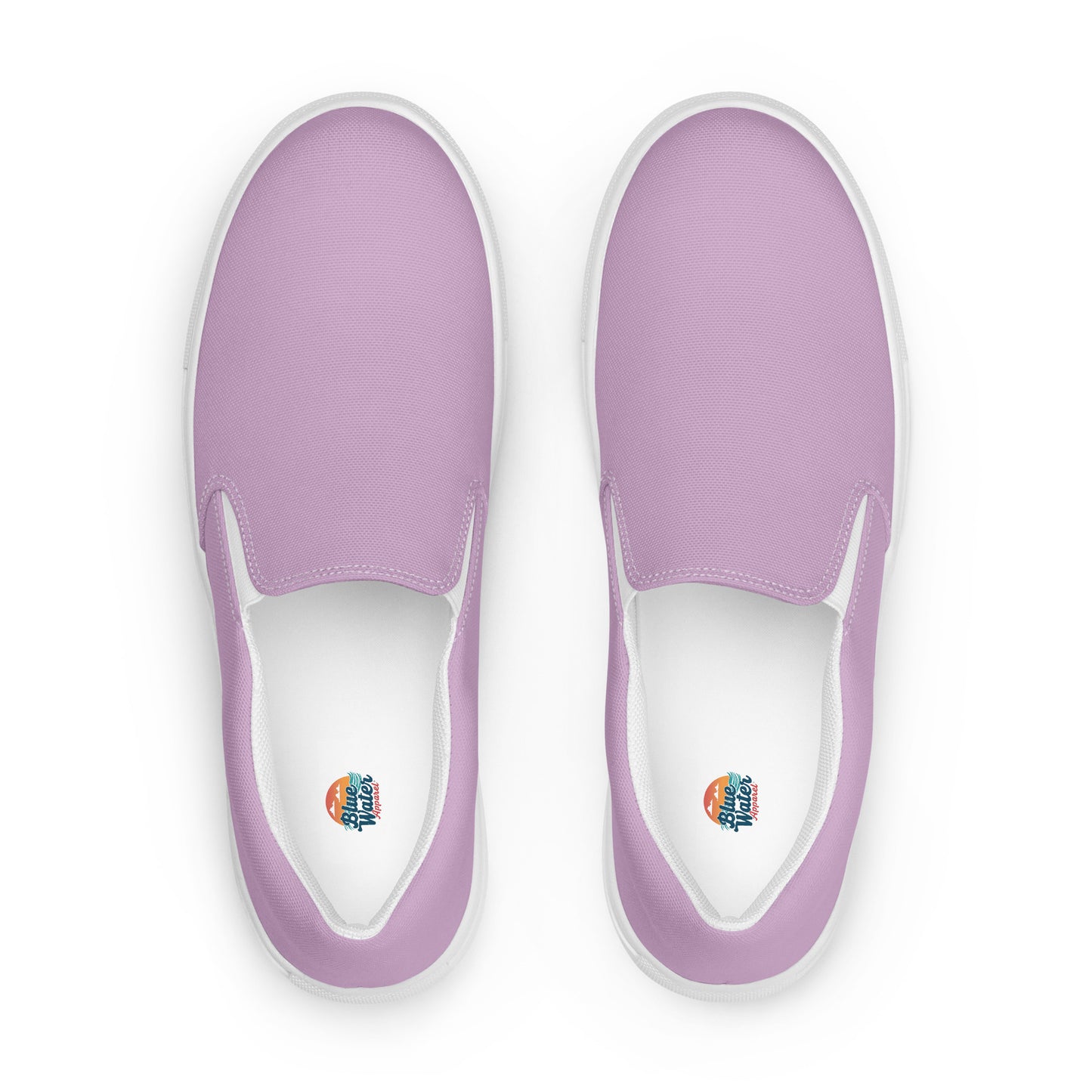 Lilac Men’s Slip-On Canvas Shoes to Match Our Retro Collection T-Shirts!
