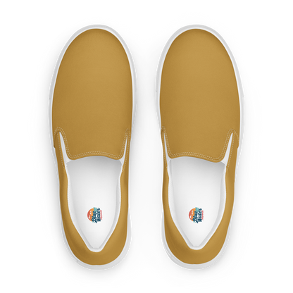 Mustard Men’s Slip-On Canvas Shoes to Match Our Vintage Collection T-Shirts!