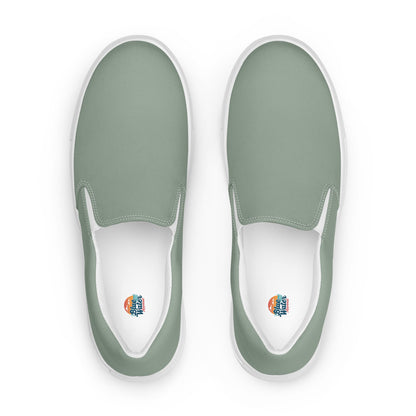 Sage Men’s Slip-On Canvas Shoes to Match Our Vintage Collection T-Shirts!