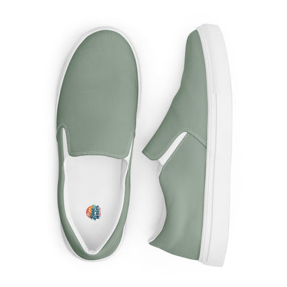 Sage Men’s Slip-On Canvas Shoes to Match Our Vintage Collection T-Shirts!