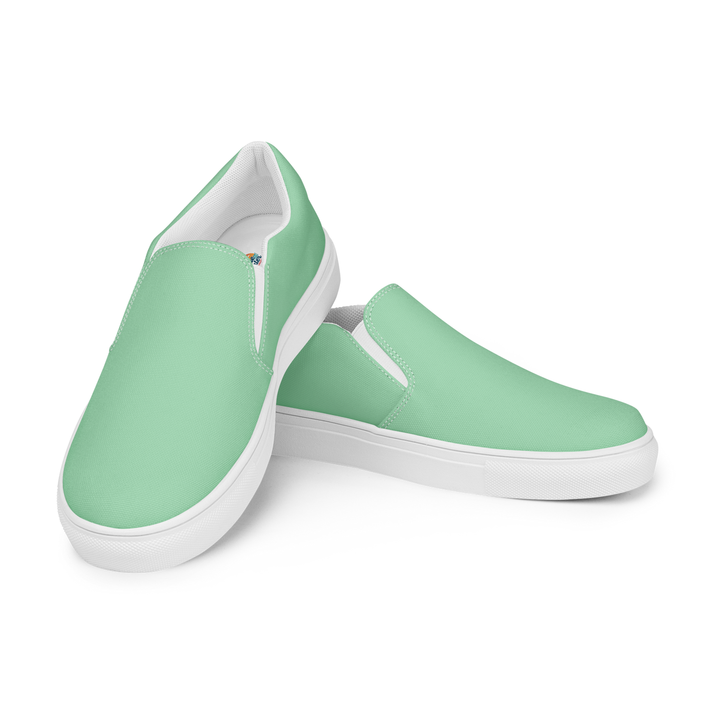 Mint Men’s Slip-On Canvas Shoes to Match Our Retro Collection T-Shirts!
