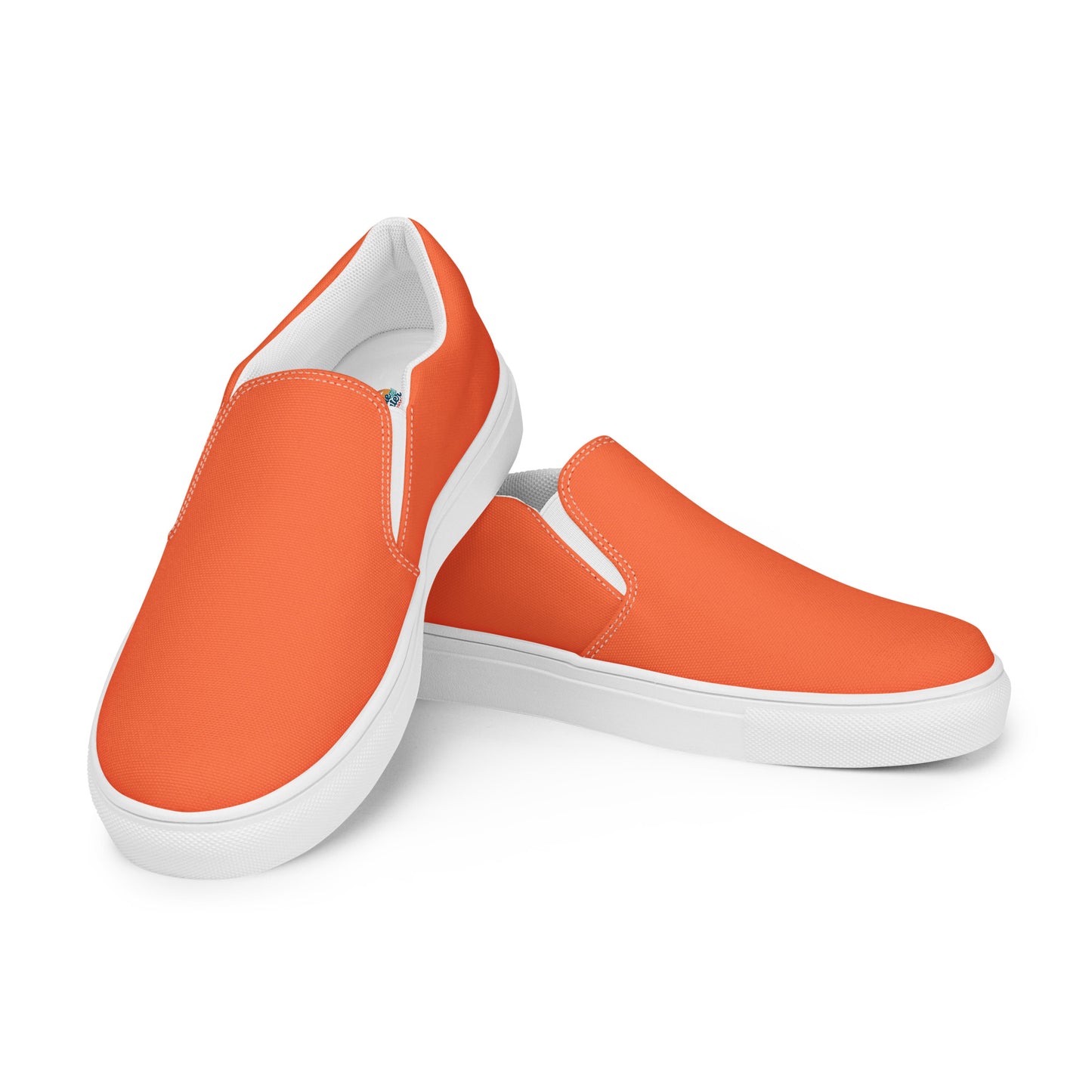 Orange Men’s Slip-On Canvas Shoes to Match Our Vintage Collection T-Shirts!