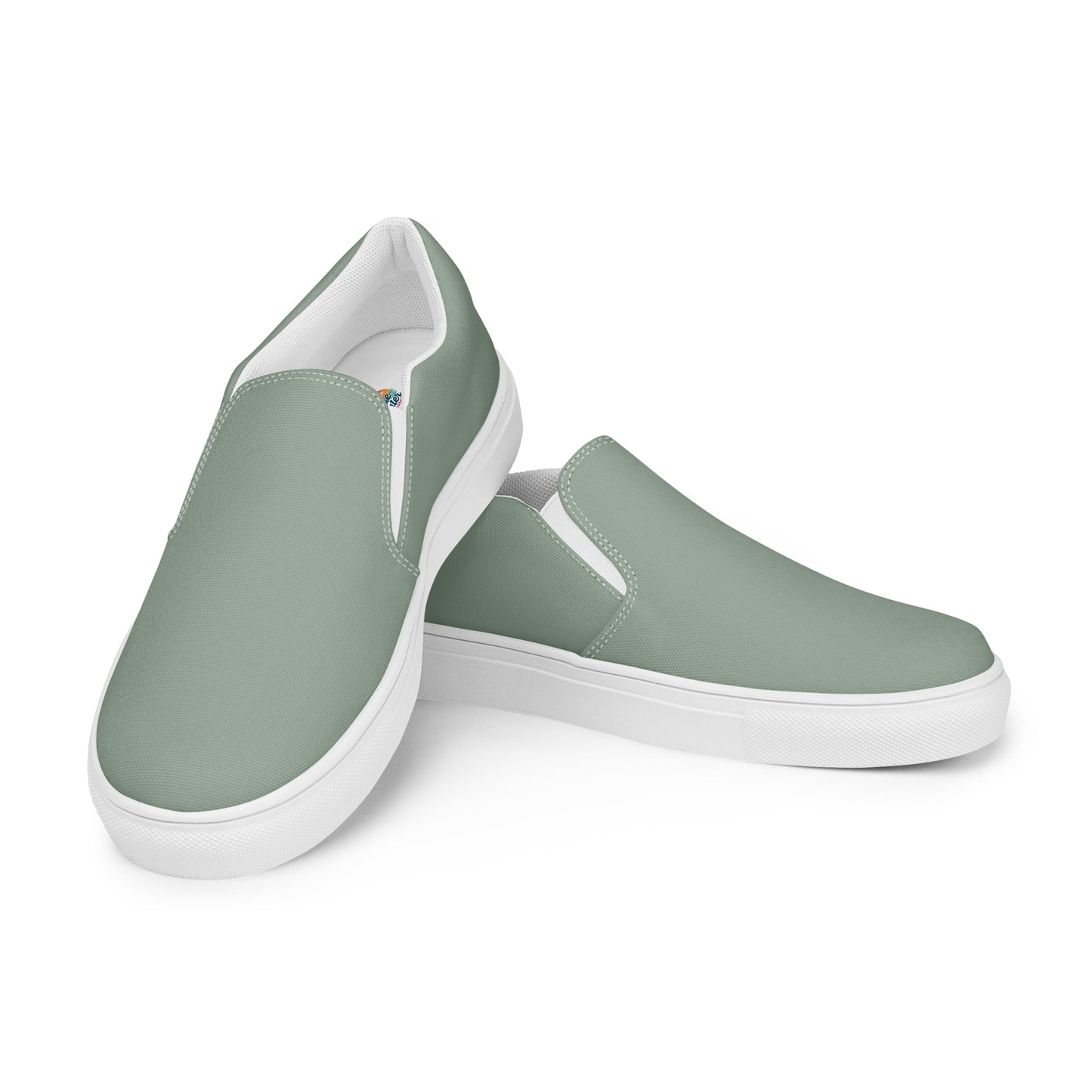 Sage Men’s Slip-On Canvas Shoes to Match Our Vintage Collection T-Shirts!