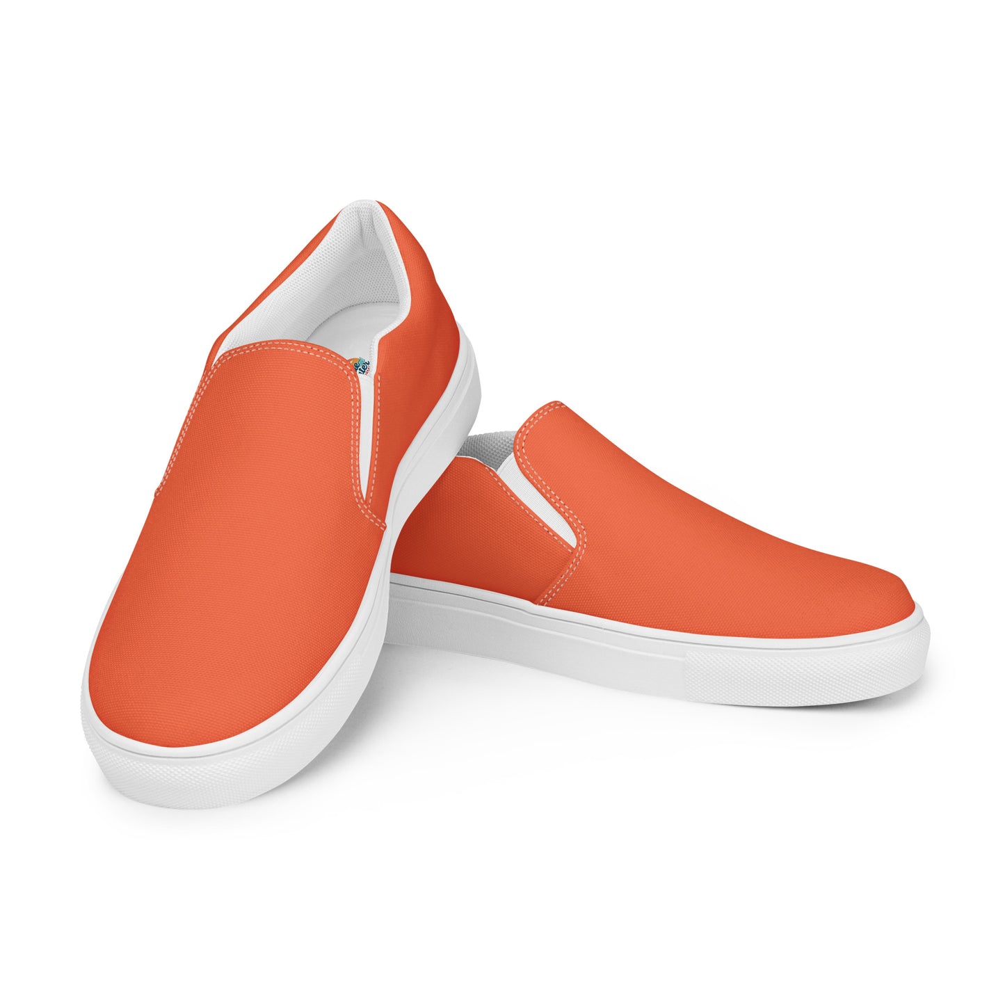 Orange Men’s Slip-On Canvas Shoes to Match Our Vintage Collection Hooded Sweatshirts!