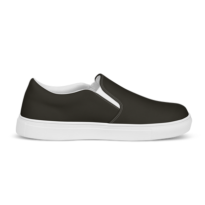 Black Men's Slip-On Canvas Shoes to Match Our Retro Collection T-Shirts!