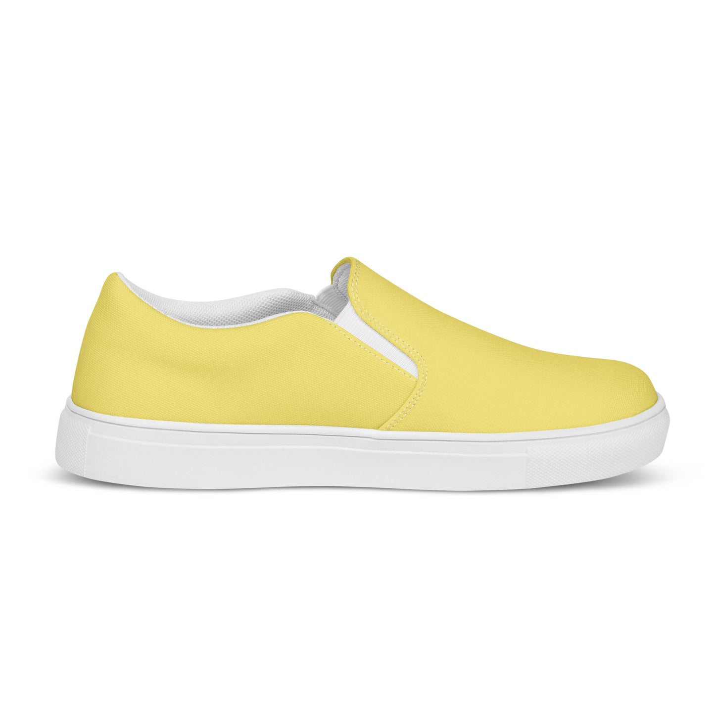 Yellow Men’s Slip-On Canvas Shoes to Match Our Retro Collection T-Shirts!