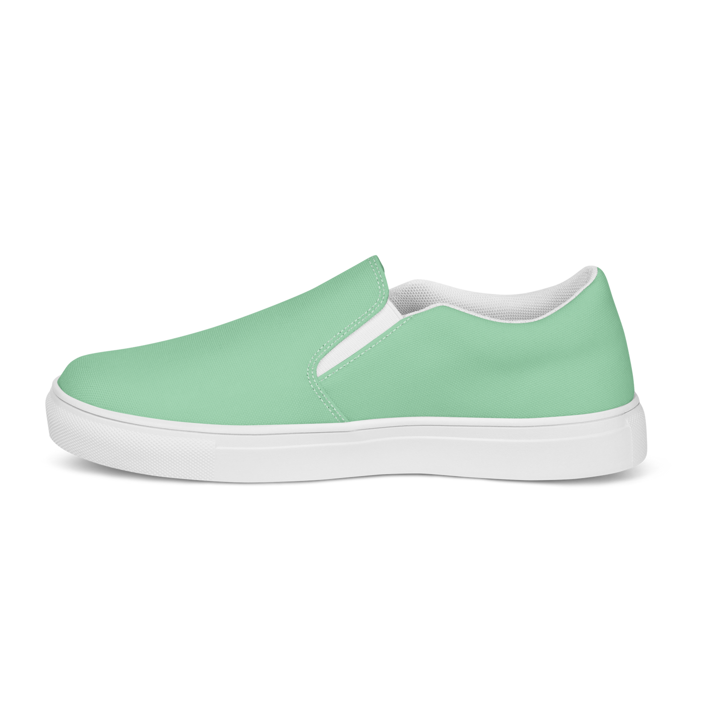 Mint Men’s Slip-On Canvas Shoes to Match Our Retro Collection T-Shirts!