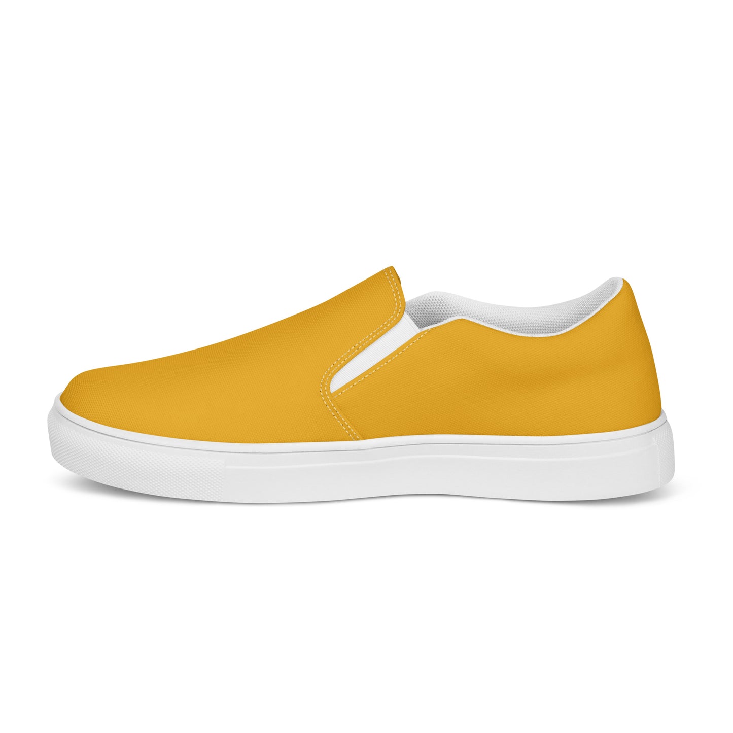 Gold Men’s Slip-On Canvas Shoes to Match Our Vintage & Retro Collections Hooded Sweatshirts!