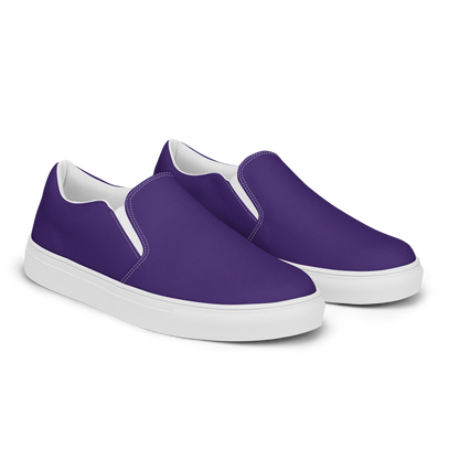 Team Purple Men’s Slip-On Canvas Shoes to Match Our Retro Collection T-Shirts!