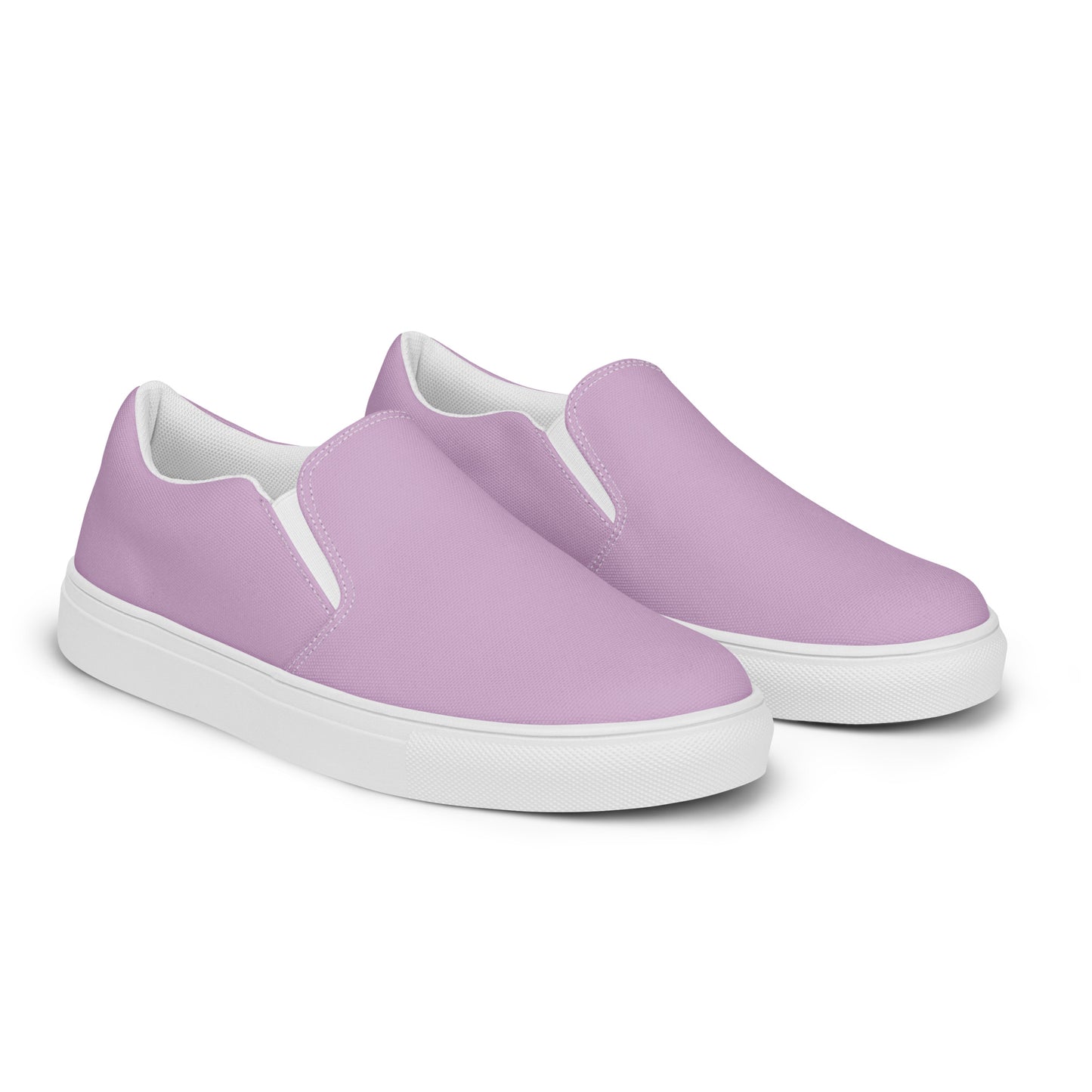 Lilac Men’s Slip-On Canvas Shoes to Match Our Retro Collection T-Shirts!