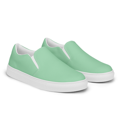 Mint Men’s Slip-On Canvas Shoes to Match Our Retro Collection T-Shirts!