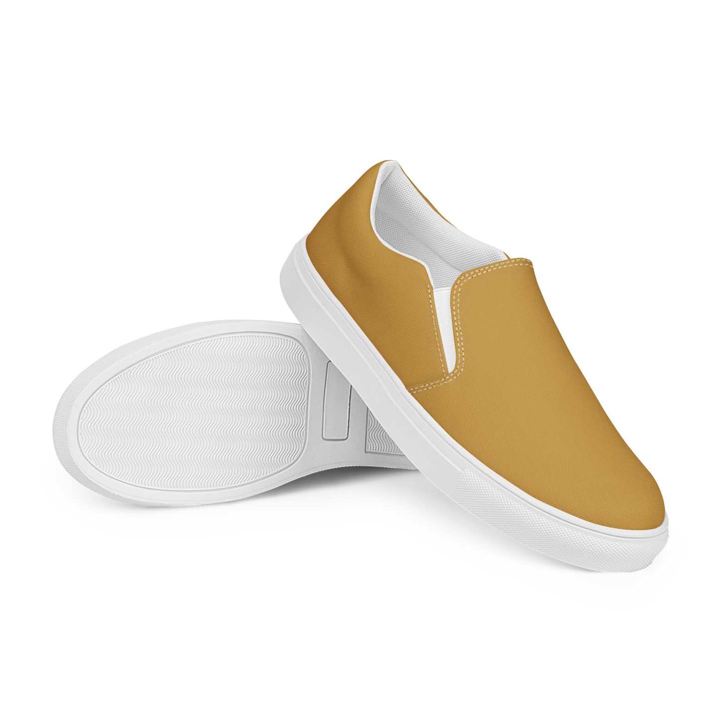 Mustard Men’s Slip-On Canvas Shoes to Match Our Vintage Collection T-Shirts!