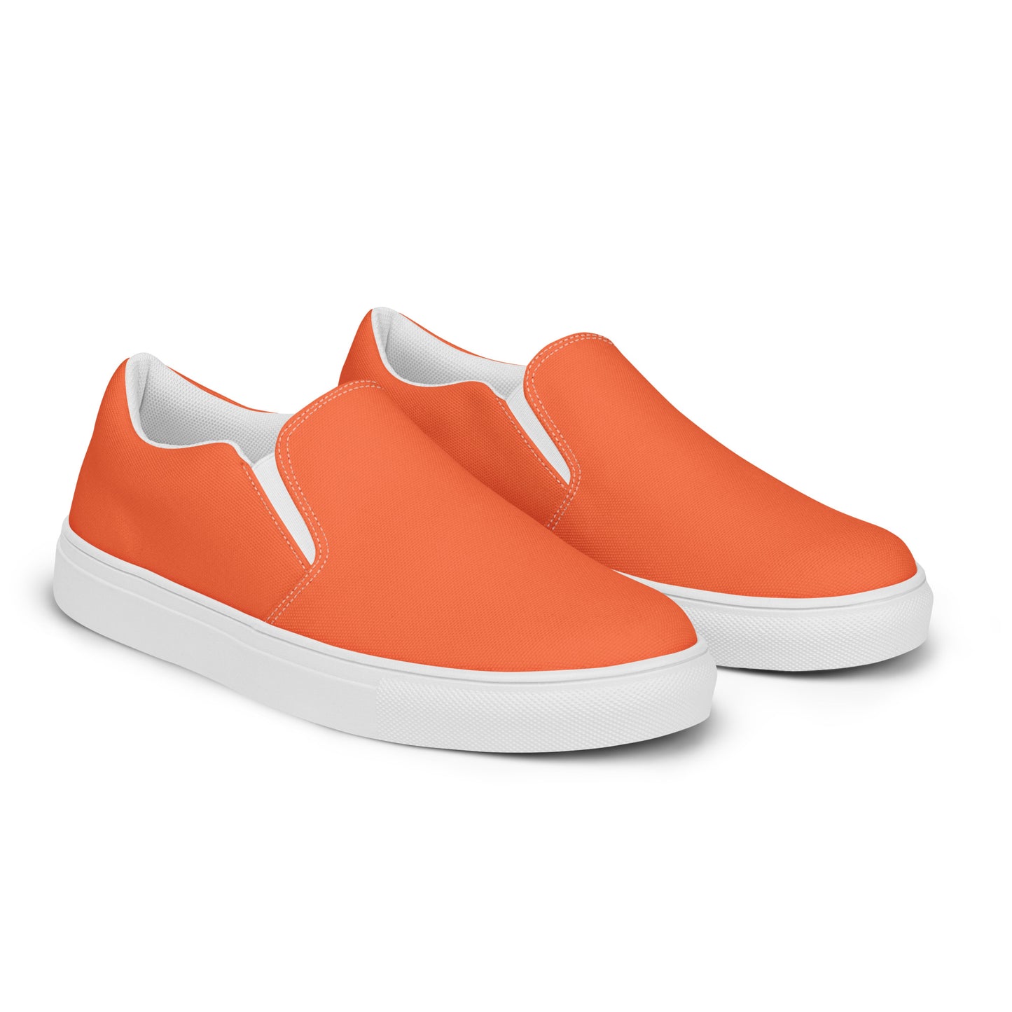 Orange Men’s Slip-On Canvas Shoes to Match Our Vintage Collection T-Shirts!