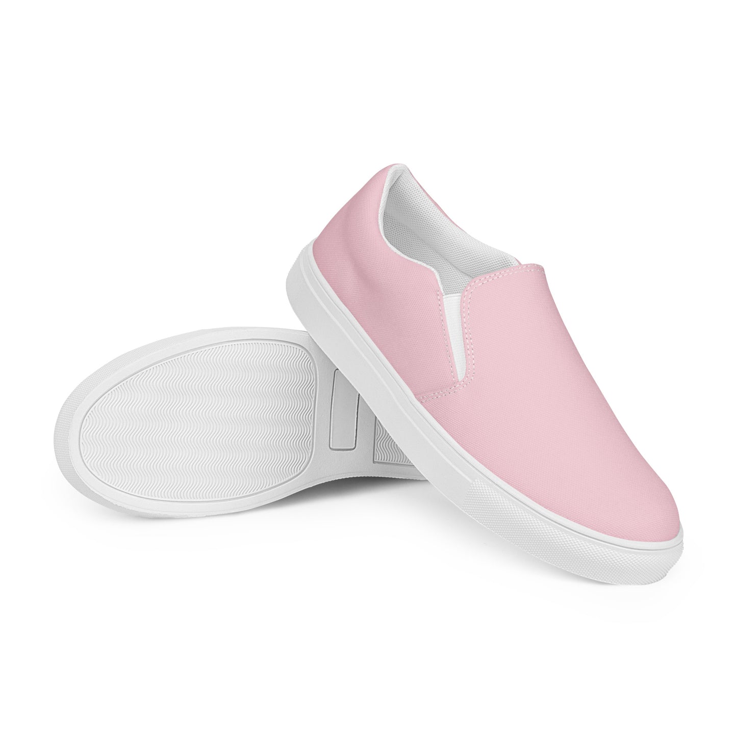 Pink Men’s Slip-On Canvas Shoes to Match Our Retro & Hibiscus Wave T-Shirts!