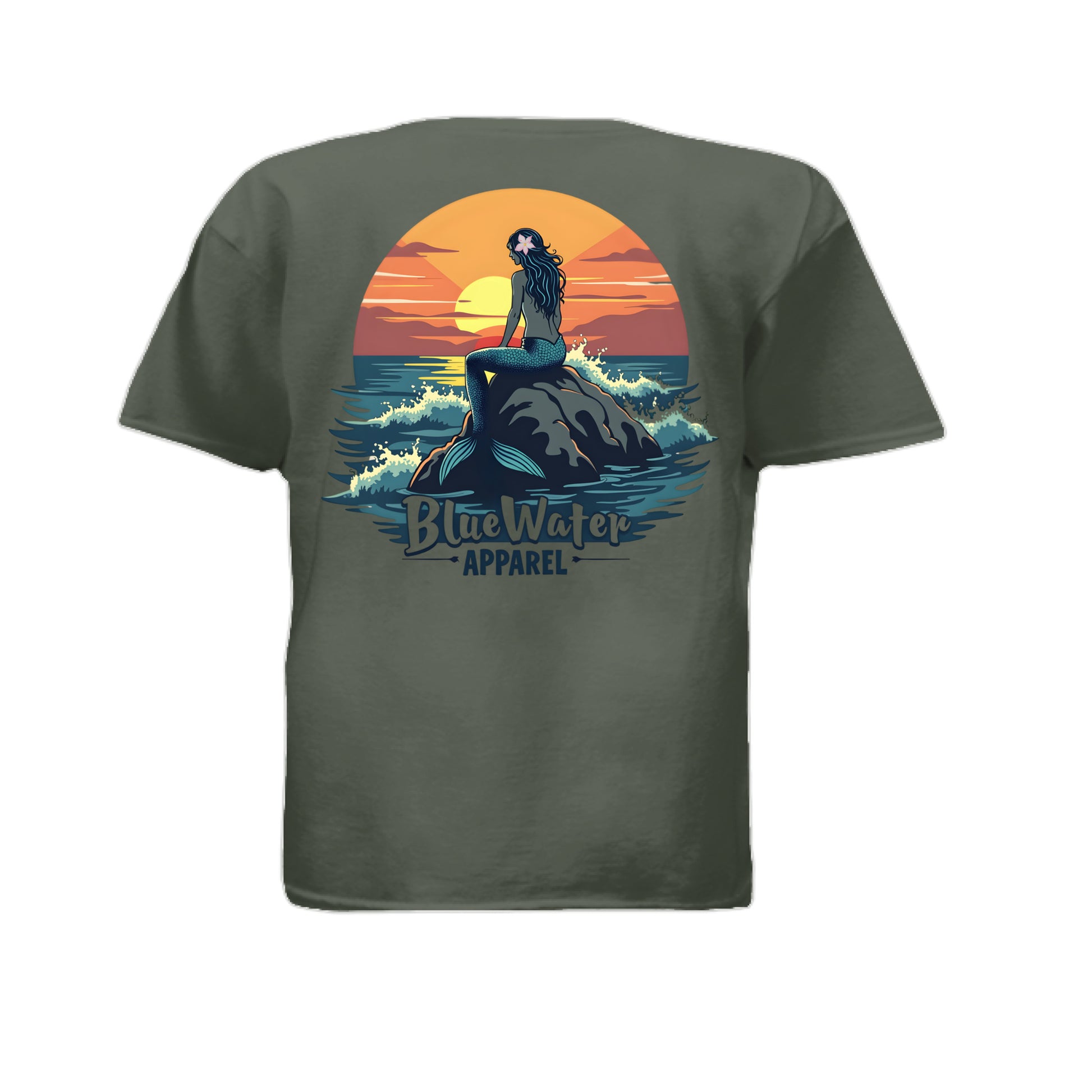 MILITARY GREEN - BACK