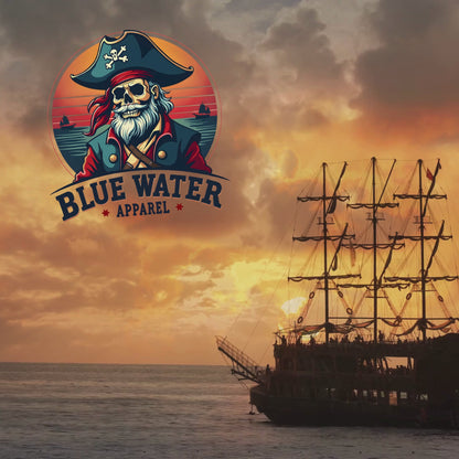 Vintage Graphic Tee - Vintage Pirate by Blue Water Apparel