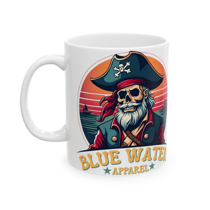 Vintage Pirate 11oz Ceramic Mug by Blue Water Apparel