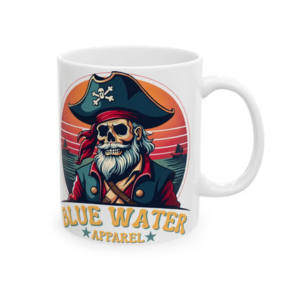 Vintage Pirate 11oz Ceramic Mug by Blue Water Apparel