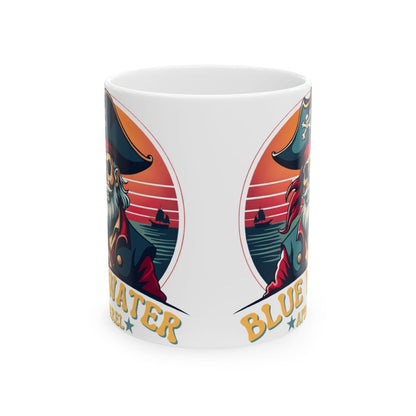 Vintage Pirate 11oz Ceramic Mug by Blue Water Apparel