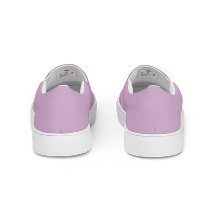 Lilac Women’s Slip-On Canvas Shoes to Match Our Retro Collection T-Shirts!