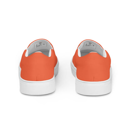 Orange Women’s Slip-On Canvas Shoes to Match Our Vintage Collection Hooded Sweatshirts!