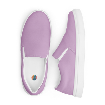 Lilac Women’s Slip-On Canvas Shoes to Match Our Retro Collection T-Shirts!