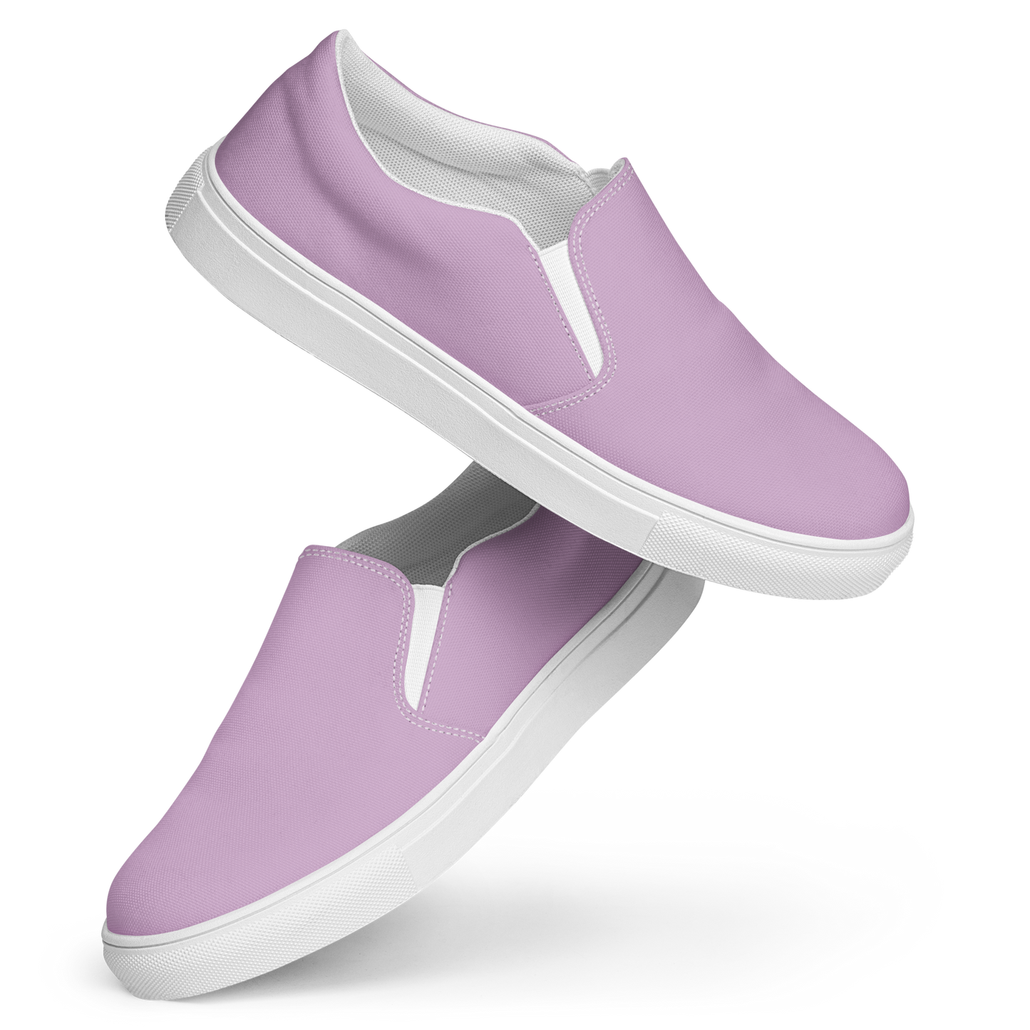 Lilac Women’s Slip-On Canvas Shoes to Match Our Retro Collection T-Shirts!