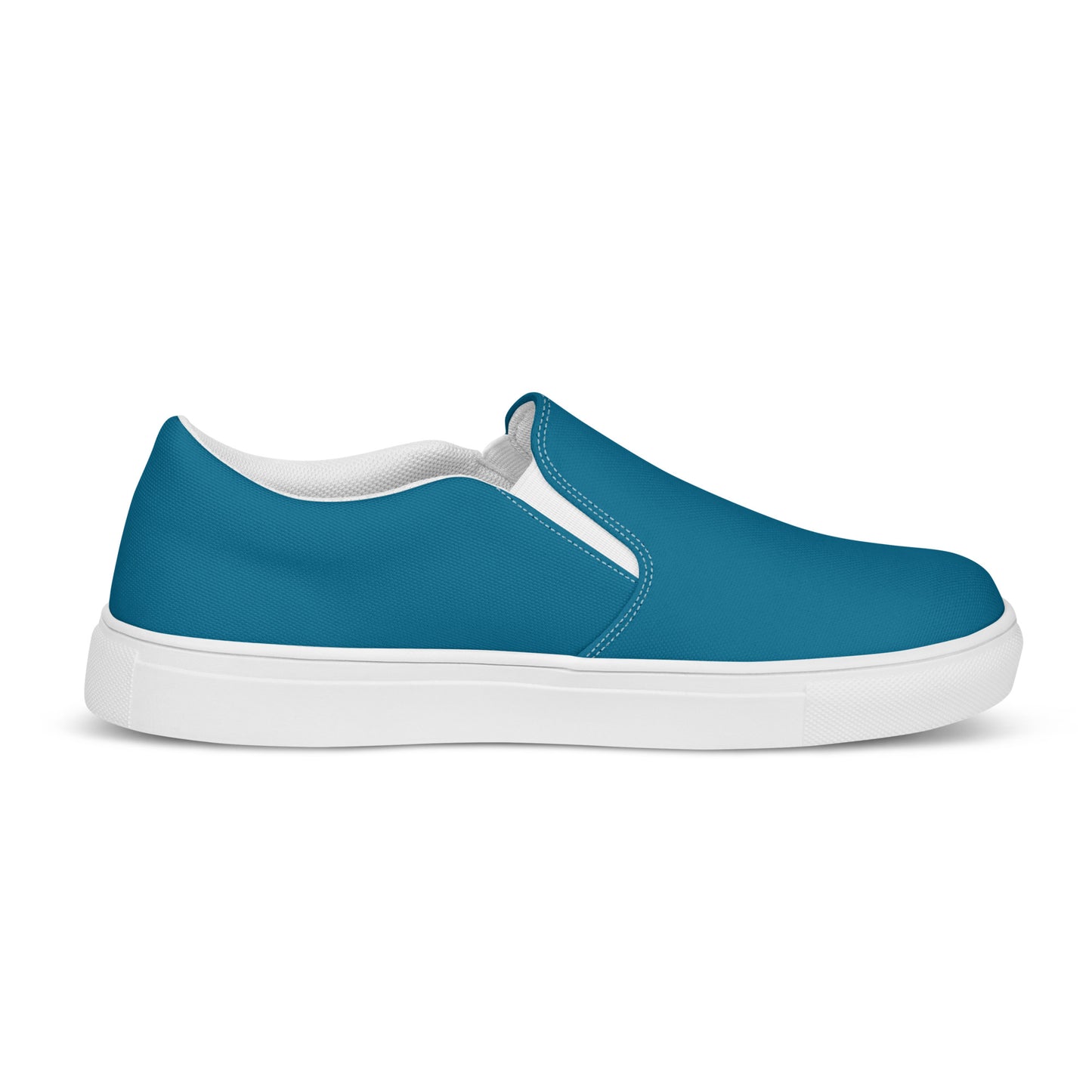Antique Sapphire Women's Slip-On Canvas Shoes to Match Our Hibiscus Wave Hooded Sweatshirt!